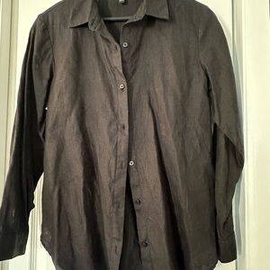 Eileen Fisher Petite Black Top